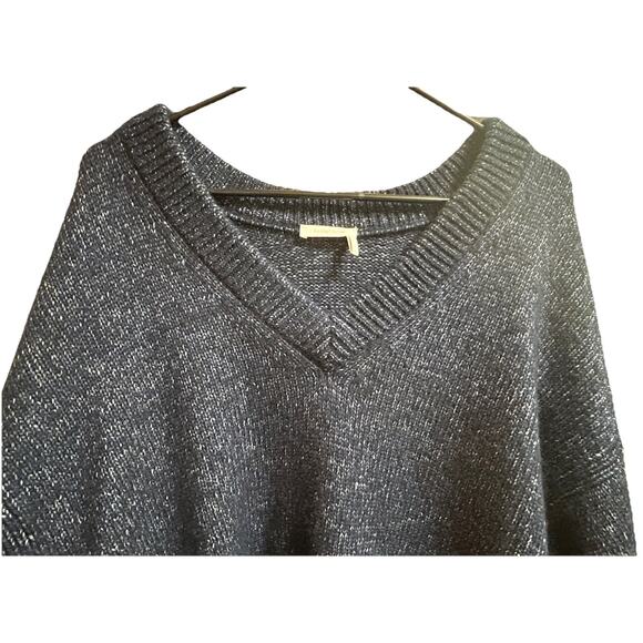 See by Chloe Women's Oversized Navy Blue Wool-Blend Sweater Jumper - Size Medium - Picture 2 of 6